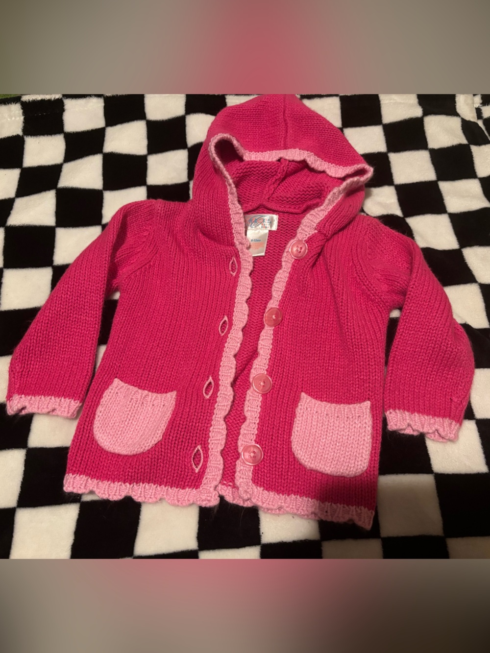 Vintage 6/12 month Cherokee button up sweater